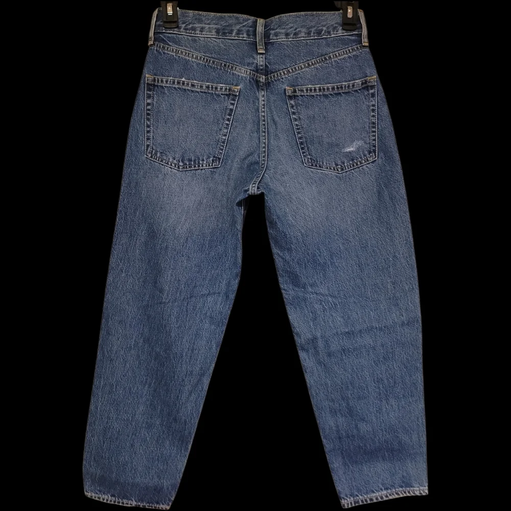Gap Barrel Leg High Rise Jeans Size 2 Short 29W / 24